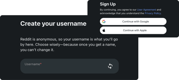 Reddit Signup